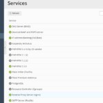 How to restart services in Plesk
