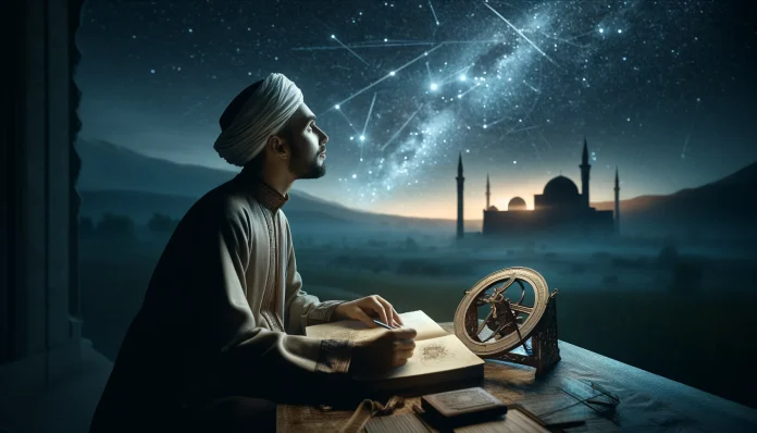 man making calendar