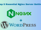 Top 5 Essential Nginx Server Settings for Optimized WordPress Hosting Nginx Server While Hosting a WordPress Site