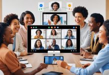 Google Meet Now Translates What You Say in Real Time A student watching a Google Meet call with real-time translated captions appearing on the screen in her native language