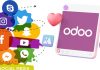 Why Odoo CRM Is the Smart Choice for Social Media Integration Odoo CRM dashboard with connected social media icons
