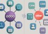 Odoo vs. Other ERP Systems: What Makes It Special? A side-by-side comparison chart of Odoo and other ERP systems on a laptop screen, showing features like pricing, usability, and flexibility.