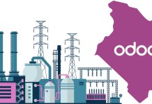 How Odoo Is Helping Kenya’s Factories Work Faster and Smarter Factory worker using Odoo Manufacturing Module on a tablet to track production and inventory in a Kenyan manufacturing plant
