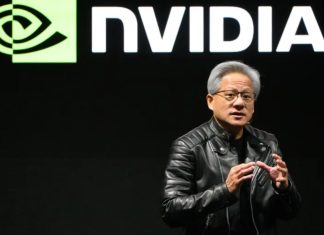 Inside NVIDIA’s AI Empire: The Startups Powering the Future of Technology “An illustration showing NVIDIA's central role in AI, surrounded by icons for language models, drones, chips, healthcare, and robots — representing the many startups it funds.”