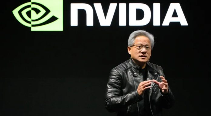 Inside NVIDIA’s AI Empire: The Startups Powering the Future of Technology “An illustration showing NVIDIA's central role in AI, surrounded by icons for language models, drones, chips, healthcare, and robots — representing the many startups it funds.”