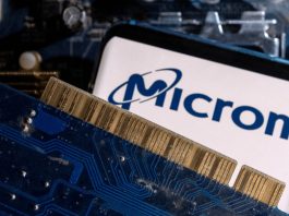 "AI-powered memory chip from Micron with fast data processing capabilities"