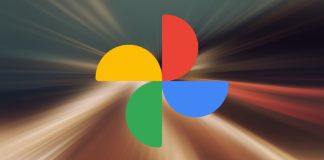 How Google Photos Uses AI to Help You Find Your Best Memories Faster A phone displaying Google Photos with search results for ‘beach vacation’ and an AI assistant icon showing active background processing.