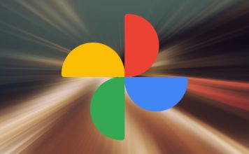 How Google Photos Uses AI to Help You Find Your Best Memories Faster A phone displaying Google Photos with search results for ‘beach vacation’ and an AI assistant icon showing active background processing.