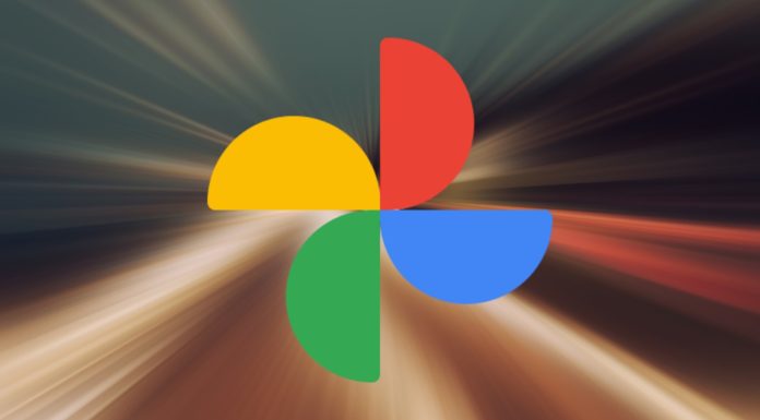 How Google Photos Uses AI to Help You Find Your Best Memories Faster A phone displaying Google Photos with search results for ‘beach vacation’ and an AI assistant icon showing active background processing.