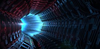 How Fast Is Quantum Tunneling? Scientists Just Found Out — And It’s Mind-Blowing A glowing electron zipping through a barrier, representing the speed of quantum tunneling