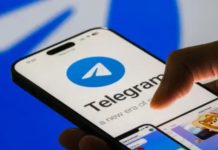 When Privacy Gets Dangerous: How Telegram Became a Tool for Crime A smartphone screen showing the Telegram logo with a shadowy figure in the background, symbolizing online misuse and crime
