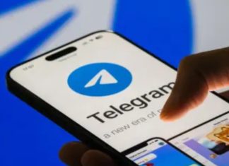 When Privacy Gets Dangerous: How Telegram Became a Tool for Crime A smartphone screen showing the Telegram logo with a shadowy figure in the background, symbolizing online misuse and crime