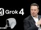 Grok 4: Elon Musk’s New AI Chatbot That’s Smarter, Safer, and Ready to Talk A sleek digital illustration of Grok 4 chatbot with glowing eyes on a laptop screen, symbolizing advanced conversation and AI learning in real-time.