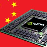 NVIDIA, AI Chips, and China: What’s Going On? “NVIDIA AI chip illustration with global map showing tech trade tensions between USA and China”