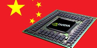 NVIDIA, AI Chips, and China: What’s Going On? “NVIDIA AI chip illustration with global map showing tech trade tensions between USA and China”
