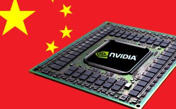 NVIDIA, AI Chips, and China: What’s Going On? “NVIDIA AI chip illustration with global map showing tech trade tensions between USA and China”