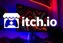 Itch.io’s NSFW Crackdown: What Indie Game Creators Should Know “A laptop displaying indie game thumbnails on Itch.io with a warning label marked NSFW removed from screen.”