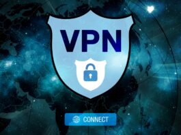 "UK Online Safety Act concept showing security shield and blocked websites"