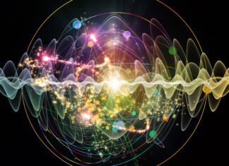 How Hyperbolic Circuits Help Us Explore Quantum Gravity and Boost AI Signals "Circuit board arranged in a pringle-like hyperbolic pattern, representing curved spacetime."