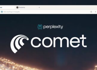 Comet: The AI Browser That Feels Like the Future Browser window showing Comet's task automation and context features