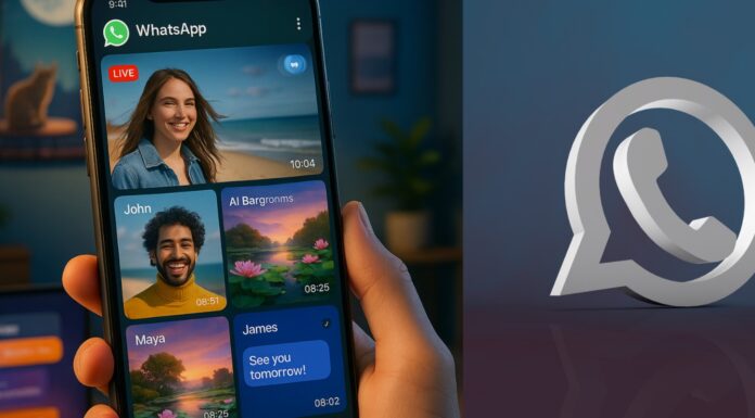 WhatsApp Adds Live & Motion Photos, AI Backgrounds, Chat Themes & More Make Your Chats Come Alive WhatsApp introduces Live Photos (iOS), Motion Photos (Android), AI-powered chat themes, video call backgrounds, new stickers, smarter group search, and built-in document scanning.