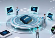 Why the AI-Chip Arms Race Just Got Even Hotter: What the Alphabet Inc.–Meta Platforms, Inc. Rumour Means for Future Tech Graphic of Meta and Google logos connected by AI chip integration.