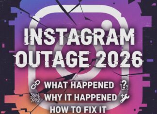 Instagram Outage 2026: What Happened, Why It Happened, and How to Fix It Line graph showing a sudden spike in Instagram outage reports in February 2026, followed by gradual service recovery over time.