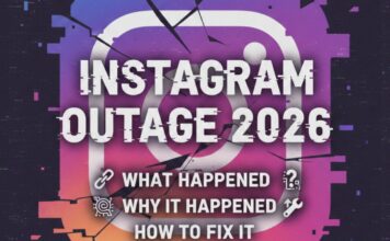 Instagram Outage 2026: What Happened, Why It Happened, and How to Fix It Line graph showing a sudden spike in Instagram outage reports in February 2026, followed by gradual service recovery over time.