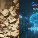 Drowning in Documents? How Google’s AI Audio Summaries Turn Reading Overload into Actionable Insights Diagram showing AI workflow converting long documents into structured audio summaries using semantic analysis and voice synthesis.