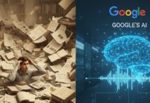 Drowning in Documents? How Google’s AI Audio Summaries Turn Reading Overload into Actionable Insights Diagram showing AI workflow converting long documents into structured audio summaries using semantic analysis and voice synthesis.